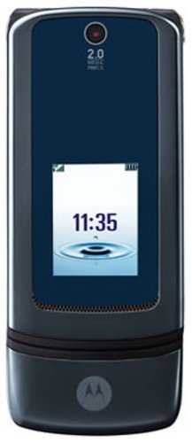 Motorola KRZR K3 Unlocked Cell Phone with 2 MP Camera, 3G, MP3/Video Player, MicroSD Slot--International Version with No Warranty (Dark Pearl Grey)