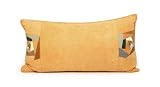 Decorative Pillow Features Activated Bamboo Carbon and Natural Color Dyes, Rectangular Large