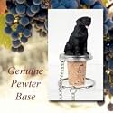 Black Lab Cork Bottle Buddy Wine Stopper