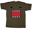 Domo Face Mens Brown T-shirt