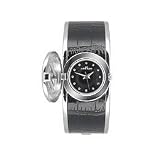 AK Anne Klein Women's Flip Cover Bangle Watch #10/8765BKSV