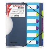 Project File Sorter, Pilesmart, Color Coded, 6 Tab, Fashion Assortment ESS51050