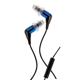 Etymotic MC3 Earphones with Mic Compatible with iPod / iPhone / iPad - Blue