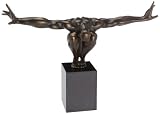 Kare 30046 Deko Objekt Athlet Bronze 0.45 x 0.75 x 0.21 m Mamor, Fiberglass, Eisen