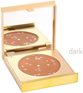 Jerome Alexander Magic Minerals w/Mini Stubby Brush Gold Edition (original size)- All-in-One self correcting Mineral powder New for 2015 (Dark)