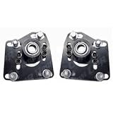 94-04 Mustang Black 4 Bolt Caster Camber Plate Kit