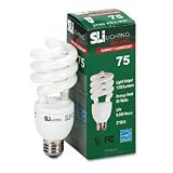SLT26158 SLI Mini-Lynx Spiral, Cool White Energy Saver Fluorescent Bulb, 20 Watts
