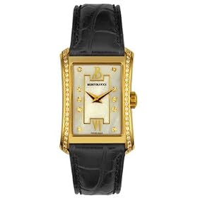 Click here to buy WoMens Fascino 18k Diamond Black Alligator by Bertolucci.