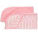 Gerber 2 Pack Thermal Receiving Blanket - Solid and Stripe Pink