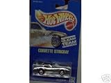 Mattel Hot Wheels 1991 1:64 Scale Silver Gleam Team Corvette Stingray Die Cast Car #192