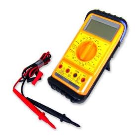 Neiko Handheld Pocket AC/DC Digital Multimeter Tester with Stand, Extra Large LCD Screen Display