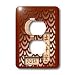 Beverly Turner Chinese New Year Design - Chinese Lantern Happy New Year in Chinese 2012 - Light Switch Covers - 2 plug outlet cover