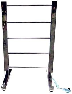 60W Vertical Mirror Finish Circular Tube Towel Warmmer Drying Rack