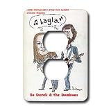 Londons Times Funny Panel Hollywood Cartoons - Bo Derek And The Dominoes - Light Switch Covers - 2 plug outlet cover