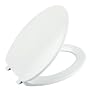 KOHLER K-4664-0 Brevia Elongated Toilet Seat, White