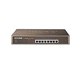 TP-LINK TL-SG1008 8-Port 10/100/1000Mbps Gigabit 13-inch Rackmountable Switch 16Gbps Capacity