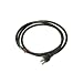 Interpower 70404000183 North American Power Cord, NEMA 5-15P Plug Type, Black Plug Color, Black Cable Color, 15A Amperage, 125VAC Voltage, 1.83m Length