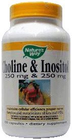 Choline/Inositol 100 Capsules by Nature's Way