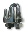 Dayton 2VKH5 Wire Rope Clip, Stainless Steel, 5/16 In