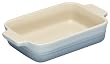 Le Creuset 18 cm Stoneware Rectangular Dish, Coastal Blue