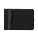 Neoprene Skin Velcro Top Flip Sleeve with Additional Pocket (Black) to Protect the MSI Wind U210 12.1" Laptop