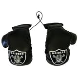 NFL 4" Mini Boxing Gloves - Oakland Raiders