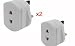 iBox - 2 X Travel Plug UK Shaver Adaptor - Lifetime Warranty -