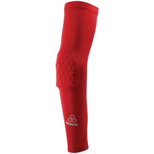 McDavid Hex Power Shooter Arm Sleeve, Scarlet