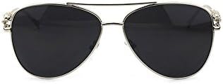 Fashion decoration leopard head sunglasses for men and women reflective sunglasses yurt tide (C30)