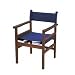 Kitchen & Housewares : Hardwood / Blue Canvas 'Film Directors' Armchair