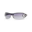 GUCCI 2712, GG 2712/S STRASS RFUVK GUNMETAL GREY GRADIENT RIMLESS SUNGLASSES