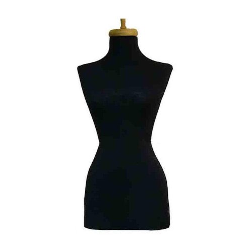 Female Mannequin Dress Form Material Cover for Dress Form - Black