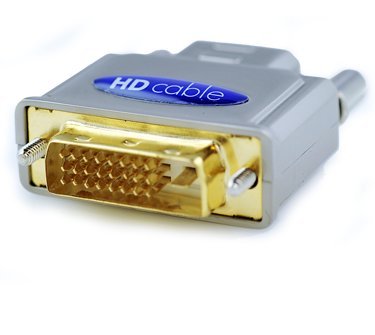 HDMI to DVI Adapter for use with HD TV's Xbox 360 PS3 Playstation 3 SkyHD Blu Ray DVD HD DVD Player Virgin Media