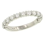 Round Bar Set Diamond Wedding Band Diamond .75cttw