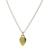 gorjana Alphabet Gold-Tone Initial Charm Neckl