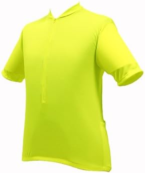 eCycle Road Cycling Jersey Neon Yellow XXL