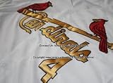 MLB St. Louis Cardinals Yadier Molina 4 Replica Jersey (White/Gold, X-Large)