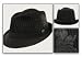 Mens MIAMI INK PINSTRIPED FEDORA Hats
