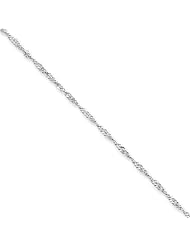 14k Wg 1.9mm Singapore Chain