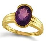 10KT Ladies Amethyst Ring - B0002D9DIU