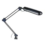 Ledu L365MB Fluorescent Energy Saver Desk Lamp, Adjustable 15 Reach Arm, Matte Black