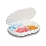 Pocket Vitacarry Pill Box W/4 Compartments Holds up to 20 Pills Actual Size: 3.0