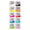 Staedtler - Lot de 10 blocs de pâte à modeler Fimo Soft - 56g - coloris assortis