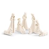 31xm75ah2 L. SL160  Gift/Hvn Porc Nativity Set 9 Pc   Gund Toys