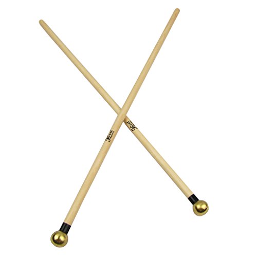 IKN Round Brass Head Mallets Sticks for Xylophone and Bells Arts