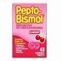 Pepto-Bismol Upset Stomach Reliever/Antidiarrheal Chewable Tablets, Cherry Flavor, 48-Count Boxes (Pack of 3)
