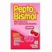 Pepto-Bismol Upset Stomach Reliever/Antidiarrheal Chewable Tablets, Cherry Flavor, 48-Count Boxes (Pack of 3)