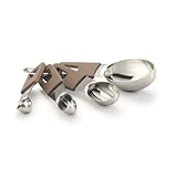 Anolon Advanced Bronze Collection Tools Contemporary 4-Piece Measuring Spoons Set, Bronze
