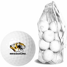 Missouri Tigers 15 Golf Ball Clear Pack
