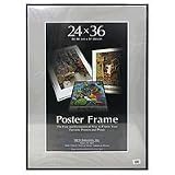 MCS Acrylic & Corrugated Back Poster Frame for a 24" x 36" Photograph, Black #22446